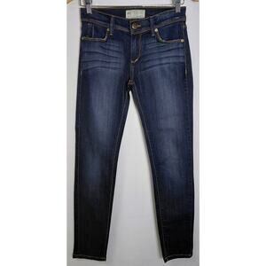 FREE PEOPLE  Denim Skinny Jeans Blue Solid Women Size 26